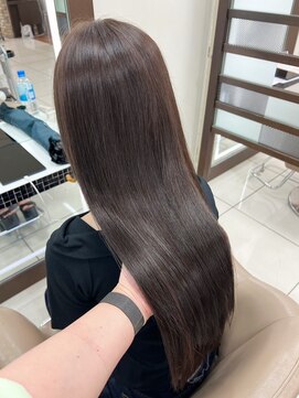 スタイル 横浜(STYLE) 【田藻　担当】ダークトーンロングエクステ８０本/長さだし