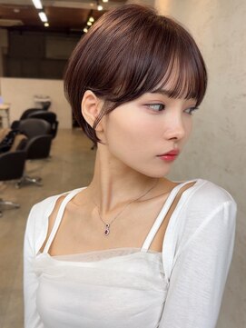 ダム(DaM) 30代40代小顔ヘア簡単スタイリングくせ毛カバー丸みショート