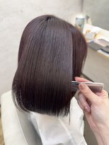 アリアツイン バイ エクラート 池袋西口店(ARiA TWiN by ECLART)&nbsp;ダークピンクブラウン[髪質改善][縮毛矯正]