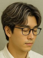 バース 梅田中崎町店(BIRTH)&nbsp;メンズハイライトバレイヤージュメッシュ