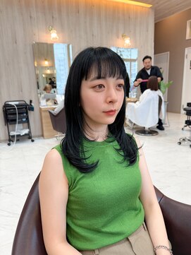 ユウヘアー 千代田橋店(U Hair) ザクザクレイヤー/顔まわりレイヤー/レイヤーカット