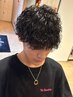 【メンズ限定】カット+波巻きパーマ+ナノバブル￥12500