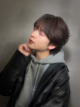 刈部倶楽舞 シースルーマッシュ × 毛流れパーマ【朝久】