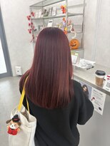 ヌードルバイコア(noodle by CoRe.gn)&nbsp;ブリーチなしでつくるレッドカラー