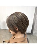 白髪ぼかしハイライト