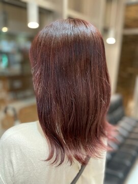 髪質改善/顔周りレイヤーカット/グレージュ[千葉/千葉駅]