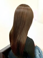 ジ エクト リアン 箕面店(The Ect Lien) 似合わせカット◆切りっぱなしボブ×透明感カラー