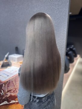 エン 栄店(enne) 大人ガーリー/ダークアッシュ/ミディアムレイヤーカット/栄