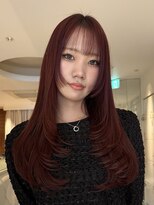 ヤヨイブレインズフェアリー(YAYOI BRAINS fairy)&nbsp;ワインレッド×レイヤーカット♪