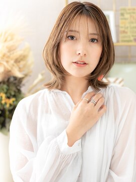 カバーヘア ブリス 北浦和(COVER HAIR bliss) シースルーバングハイライトハッシュカットh4北浦和20代30代40代