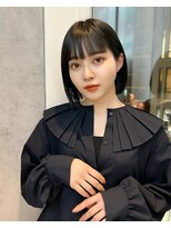 トイロ 中目黒(Toiro)&nbsp;20代30代前髪あり切りっぱなしボブショートボブハイトーン