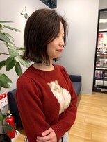 ジアン バイ ミルボン NU茶屋町+(GIEN by milbon)&nbsp;切りっぱなしボブ/外はねボブ
