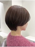 ハンサムショート/ピンクベージュ