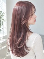 シンク オモテサンドウ(sync omotesando)&nbsp;ブリーチなしワインレッド/ローズ/髪質改善