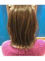 ノーヴェドゥーエ(novedue) やわらかい質感の外ハネミディアム