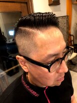 バーバー アカダマ&nbsp;七三刈り上げ