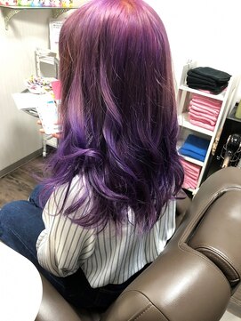 ヘアードレス トラスト(Hair dress Trust) デザインカラーロングスタイル☆★
