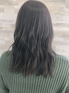 ラグシーセカンド(RAGCIE 2nd) 【Rio】アッシュグレージュ×伸ばしかけセミディ