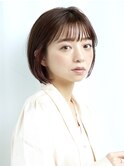 艶ボブ/上品ミニボブ/インナーカラー/ピンクカラー/20代30代40代
