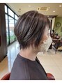 アース コアフュールボーテ 上越店(EARTH coiffure beaute) 白髪ぼかしカラーでショートでも白髪が気にならなくなります