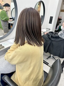 ヒビヲ(HIBIO) シークレットハイライト大人ベージュ白髪ぼかしハイライト