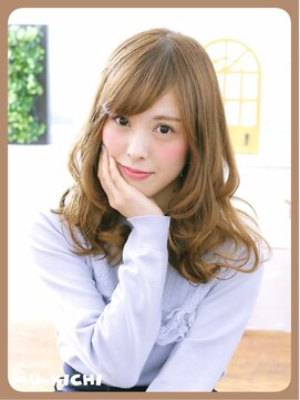 むーきち 三鷹(mu-kichi) ナチュラル可愛いミディアムカール　【mu-kichi 三鷹】