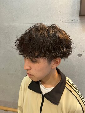 メンズサロンドットリアン(dot. lien) 波巻きスパイラルパーマ刈り上げマッシュメンズパーマ