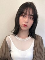 ハニーシブヤ(HONEY shibuya) 大人可愛い20代30代40代ソフトウルフミディ×シアーグレージュ