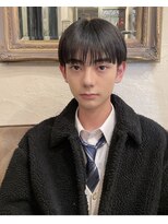 ベル 新宿(Belle) 大人気メンズスタイル!シースルーマッシュ 黒髪