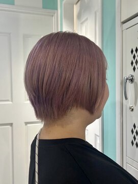 マティーナ ヘアー 池袋(Matina hair) 【ショートボブ×ピンクベージュ】20代30代40代50代