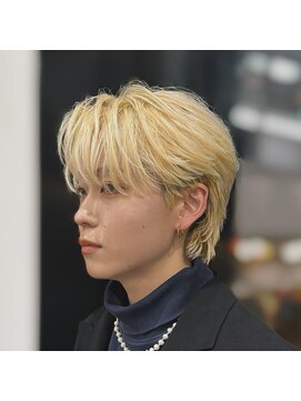 オーシャントーキョーオーバー 渋谷(OCEAN TOKYO OVER) 韓国マッシュセンターパートダウンパーマニュアンスパーマウルフ