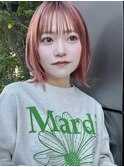 くびれボブ外ハネ シースルーバング フェイスレイヤーA0120