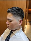銀座理容室　フェードカット　ベリーショート