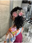【小学生卒業式】ハーフアップ