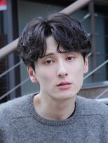 シャドウパーマ名古屋テテ風ゆるめパーマ韓国ヘア波巻きツイスト