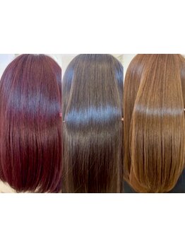 気軽にできるものから集中ケアまで、お客様一人一人に合わせてトリートメントメニューの種類をご用意☆