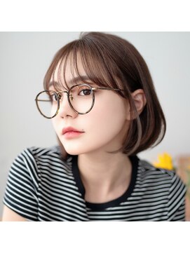 モンド ヘアクリエーション 下荒田店(monde hair creation) 【monde】髪質改善カラー×シースルーバング×レイヤーカット