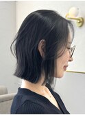 【yuuka 】韓国レイヤー　ミディアム　ボブ　レイヤーカット