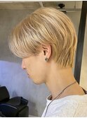 調布センターパートダブルカラーケアブリーチハイライト