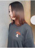 姫カット×モーブカラー