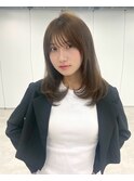 ★ワンカールモテ髪前髪小顔カットサイドバング艶感