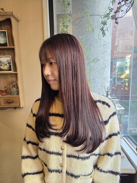 今季人気のボルドーカラー