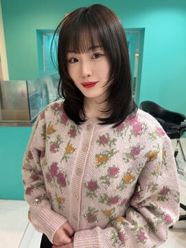 ユー イケブクロ(u Ikebukuro) レイヤー/ハッシュカット/前髪/フォワードスタイル