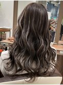 大人レイヤーカット白髪ぼかし脱白髪染め40代50代60代