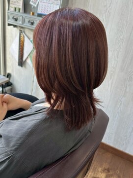 コルテ 倉敷西坂店(CoRte.) 大人ガーリー/ウルフへア/レイヤーカット/韓国風カラー/湿気対策