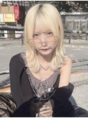 ブリーチカラー/前髪/アンブレラカラー/イメチェン/