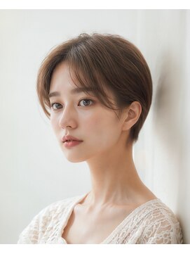 テーラヘアー 我孫子店(TELA HAIR) センターパートハンサムショート＜20代30代40代50代＞