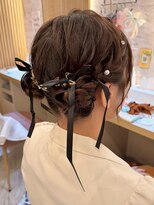 ヘアアレンジメント ボガスティーズ 溝の口店(Hair arrangement Vogusty's)&nbsp;ツイン団子/ブライダル/イベント/浴衣/花火大会/隅田川花火