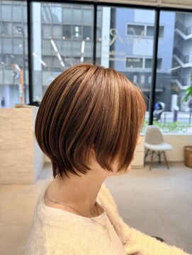 メモリーズ 水天宮前店(Memories) 大人可愛い小顔ひし形ショートショートボブ髪質改善20代30代40代