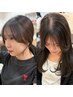 【学割U24】似合わせカット+透明感・艶カラー+トリートメント ¥11550